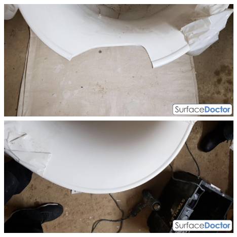 Bath Resurfacing in Norbury: Before Image