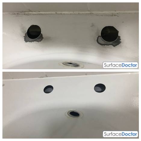 Bath Repair in London: Before Image