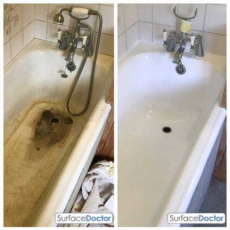 Professional bathroom repair work