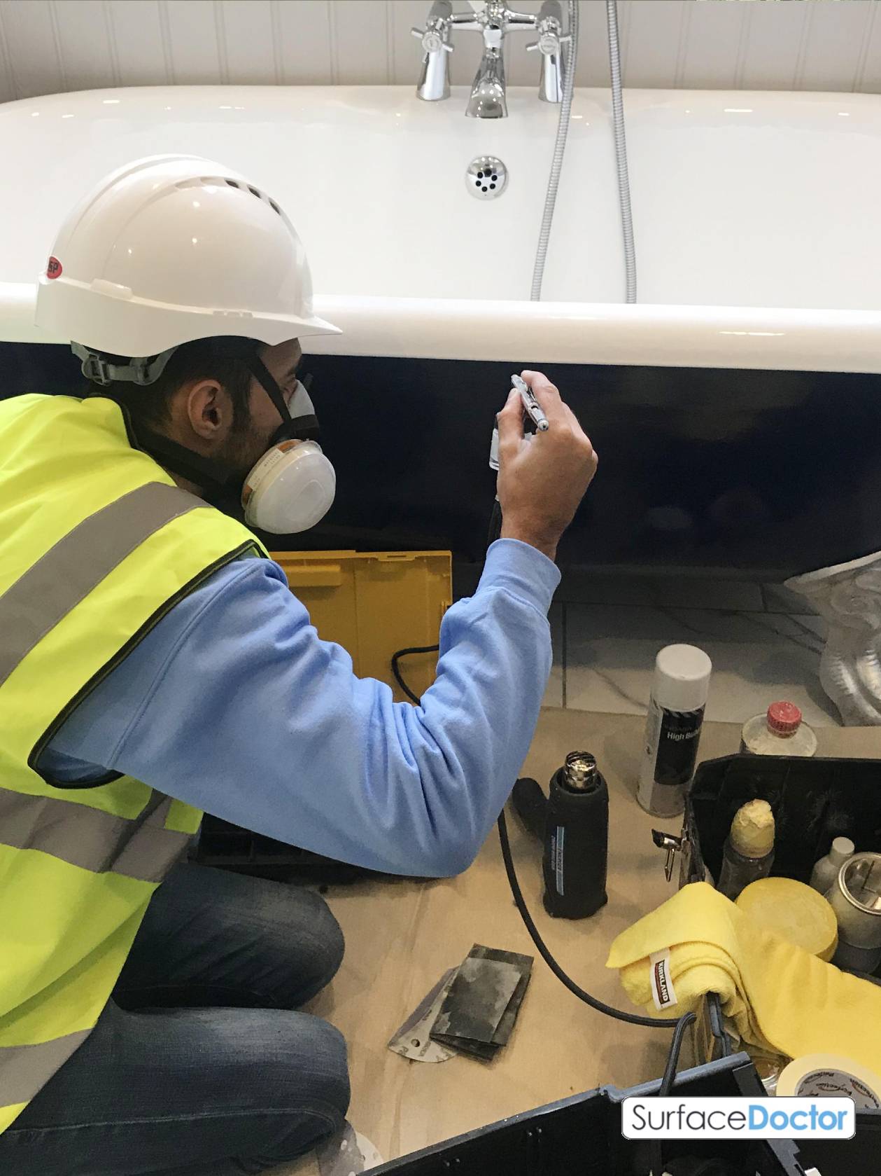 Professional bath repair service