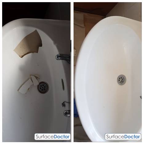 Professional bathroom repair work